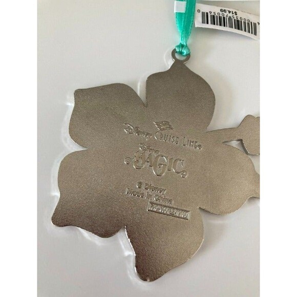 Disney Cruise Line DCL Magic Bermuda 2019 Hibiscus Metal Ornament NEW - Picture 5 of 5